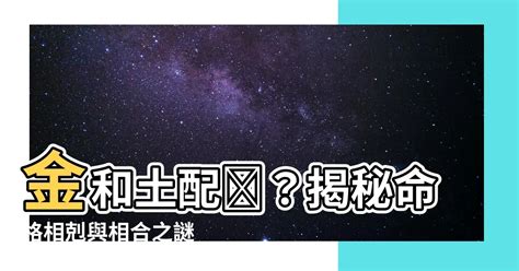 男金女土|【金和土配嗎】金土配嗎？關鍵全在此！土命婚配指南、福運秘辛。